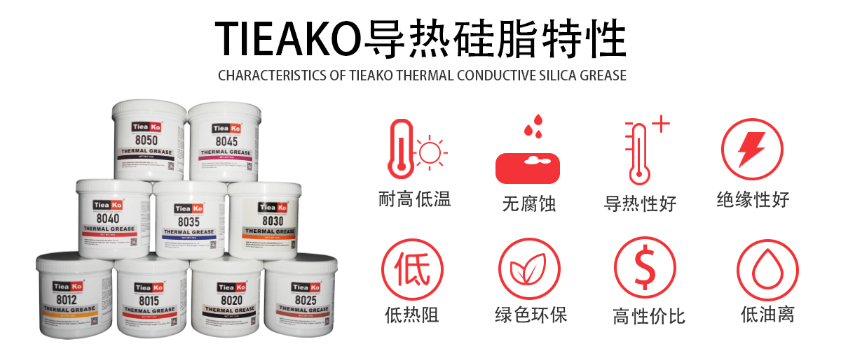 特固新材 TIieako導(dǎo)熱硅脂 TK-8025 特固硅膠特性 導(dǎo)熱膏/散熱硅脂/散熱膏